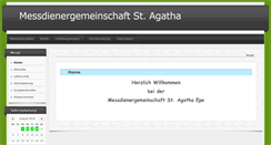 Desktop Screenshot of messdiener-epe.de